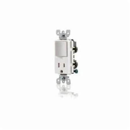 LEVITON Electrical Receptacles 15A 120V Tr Recep And Decora Sw Lt Alm T5625-T